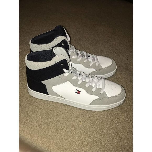 ‎tommy hilfiger lenard hightop sneakers - Picture 1 of 5